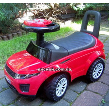 Детская каталка-толокар HZ 613 W-3 Land Rover, красная